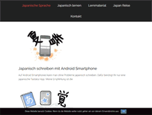 Tablet Screenshot of japanisch-lernen.info